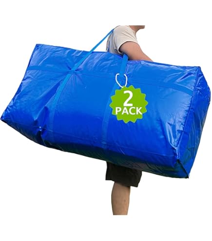 Amazon.com: Clysee 4 Pcs 66 Gallon Large Moving Bags with Zipper